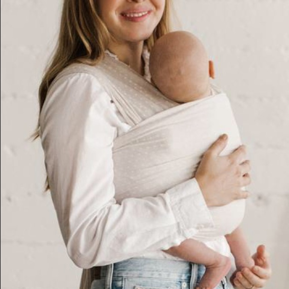 Solly wrap, taupe cross fabric